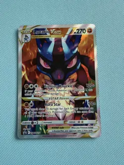 Pokemon Card TCG Crown Zenith Lucario VSTAR Holo Black Star Promo Card SWSH291 - Image 1