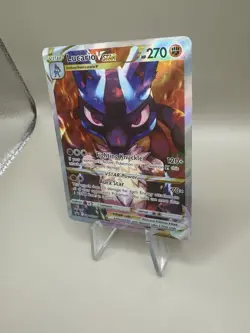 Pokemon Card TCG Crown Zenith Lucario VSTAR Holo Black Star Promo Card SWSH291 - Image 3