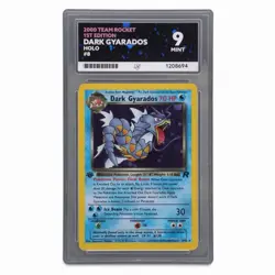 Pokemon Dark Gyarados Holo 1st Edition Team Rocket ACE 9 Mint #8/82 WOTC - Image 2