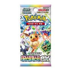 Pokemon Card Terastal Festival SEALED Korean Prismatic Evolutions Booster 1 Pack - Image 1
