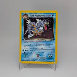 Dark Gyarados 8/82 Team Rocket Holo 1st Edition LP Pokemon TCG Card WOTC 2000 - Image 1