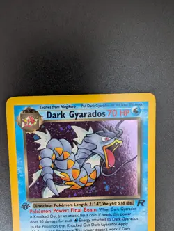Dark Gyarados 8/82 Team Rocket Holo 1st Edition LP Pokemon TCG Card WOTC 2000 - Image 4