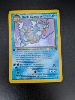 Dark Gyarados 8/82 Team Rocket Holo 1st Edition LP Pokemon TCG Card WOTC 2000 - Image 5