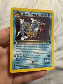 Dark Gyarados Holo 8/82 - 1st Edition Pokemon Team Rocket - Image 1