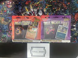Pokemon Ascended Heroes Tech sticker collection Charmander + Gastly New&Sealed - Image 1