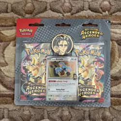 Pokemon TCG - Ascended Heroes 2 Pack Collection Blister - Larry's Komala- SEALED - Image 1