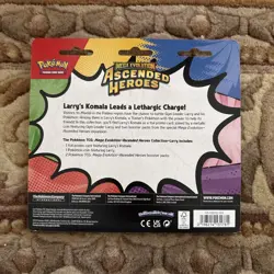 Pokemon TCG - Ascended Heroes 2 Pack Collection Blister - Larry's Komala- SEALED - Image 2