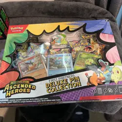 Pokemon Ascended Heroes First Partner Deluxe Pin Collection Sealed New - Image 1