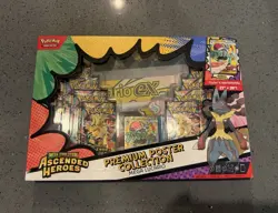 Pokemon TCG Mega Evolution Ascended Heroes Poster Collection Mega Lucario SEALED - Image 1