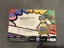 Pokemon TCG Mega Evolution Ascended Heroes Poster Collection Mega Lucario SEALED - Image 3