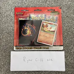 Pokemon TCG Mega Evolution Ascended Heroes Tech Sticker Collection Charmander - Image 1