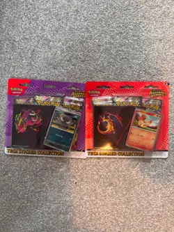 Pokemon Ascended Heroes Tech sticker collection Charmander + Gastly New&Sealed - Image 1