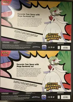 LOT OF 2 - POKEMON ASCENDED HEROES PREMIUM POSTER COLLECTION MEGA GARDEVOIR - Image 2