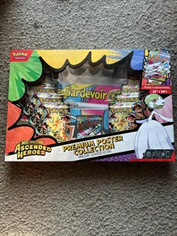 Ascended Heroes Premium Poster Collection Mega Gardevoir Pokemon Mega Evolution - Image 1