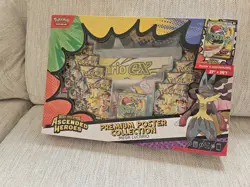 Pokemon TCG Ascended Heroes Premium Poster Collection Mega Lucario - Image 1