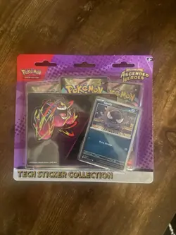 2 Pokemon TCG Mega Evolution Ascended Heroes Tech Sticker Collection 3-Pack - Image 2