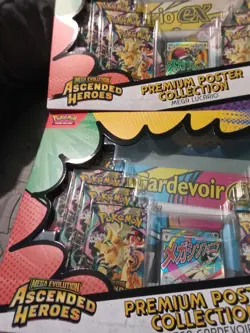 Pokemon TCG Ascended Heroes Poster Collection Lucario & Gardevoir - NEW - SEALED - Image 2