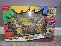 Pokemon TCG Ascended Heroes Premium Poster Collection - Mega Lucario (Sealed) - Image 1