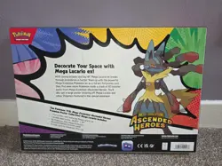 Pokemon TCG Ascended Heroes Premium Poster Collection - Mega Lucario (Sealed) - Image 2