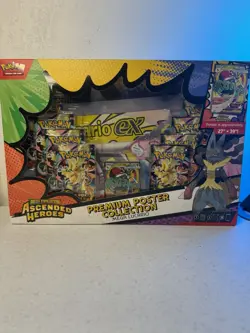 Pokemon TCG Ascended Heroes Mega Lucario Premium poster Collection - Image 1