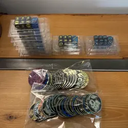 Pokemon ETB Dice Sets - 10 Dice Packs + Coins - Bulk Lot #001 - Image 1