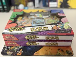 Pokemon Ascended Heroes Deluxe pin collection lot of 2 - Image 2