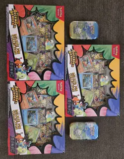 Pokemon Ascended Heroes Deluxe Pin Collection Lot Of 3 + 2 Ascended Mini Tins - Image 2