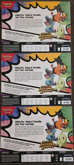 Pokemon Ascended Heroes Deluxe Pin Collection Lot Of 3 + 2 Ascended Mini Tins - Image 4