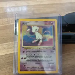 Mew Holo Black Star Promo #9 Pokemon TCG Vintage WOTC Promo MP SWIRL 🌀Pokemon - Image 1