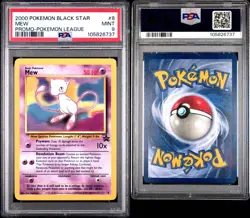 2000 Pokemon Black Star League Mew 08/53 Wotc Promo PSA 9 Pokemon Tcg - Image 3