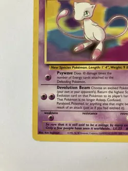 Mew 8 WOTC Black Star Promo WOTC Pokemon TCG - Image 5
