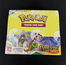 Pokemon Sword & Shield Evolving Skies Booster Box Rayquaza English TCG - Image 1