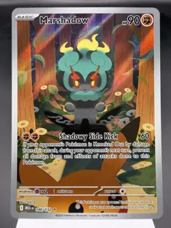 Marshadow 146/132 - Illustration Rare - Mega Evolution Pokemon Card MINT - Image 1