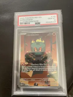 Marshadow 146/132 Pokemon Mega Evolution Illustration Rare PSA 10 - Image 1