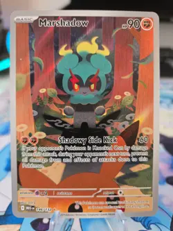 Pokemon Marshadow 146/132 Me01: Mega Evolution Holo Illustration Rare - Image 1