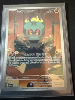 Pokemon Mega Evolution Marshadow 2025 Illustration Rare Card 146/132 - Image 1