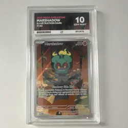 Pokemon 2025 Mega Evolution Marshadow 146/132 Illustration Rare ACE 10 EN - Image 1