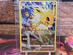 Pokemon TCG Jolteon TG04/TG30 Brilliant Stars Trainer Gallery Ultra Rare Holo NM - Image 1
