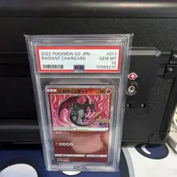 Pokemon GO S10b Radiant Charizard 011/071 Holo Japanese 2022 PSA 10 - Image 1
