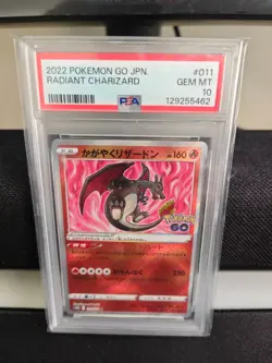 PSA 10 2022 POKEMON GO 011/071 RADIANT CHARIZARD JAPENESE - Image 5