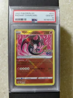 2022 POKEMON GO #011 RADIANT CHARIZARD PSA 10 - Image 3