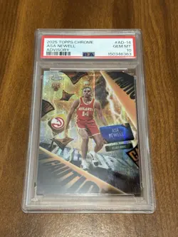 2025 Topps Chrome Advisory Asa Newell Psa 10 - Image 1