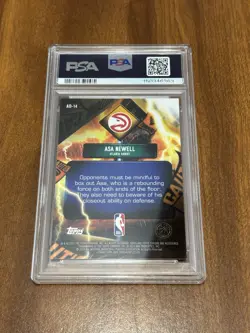 2025 Topps Chrome Advisory Asa Newell Psa 10 - Image 2