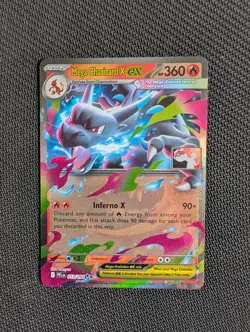 Mega Charizard X EX Prize Pack Series 9 Play Stamp Near Mint - Image 1