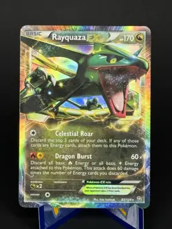 Rayquaza EX 85/124 Dragons Exalted Holo Ultra Rare English 2012 - Image 1