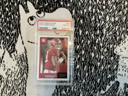2020 Panini Score Tua Tagovailoa Rookie Card #369 PSA 10 - Image 1