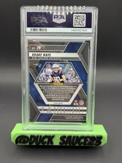 2025 PANINI MOSAIC BLUE SCOPE #28 DRAKE MAYE PSA 9 - Image 2