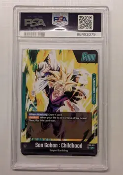 Son Gohan: Childhood FB01-071 Alternate Art Awakened Pulse PSA 10 - Image 2