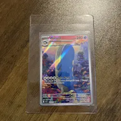 Pokemon TCG Wailord 162/159 Journey Together Illustration Rare Card - NM/M - Image 1