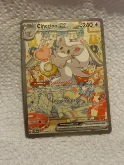 Pokemon TCG Cinccino ex 119/086 Special Illustration Rare SIR Chaos Rising NM - Image 1